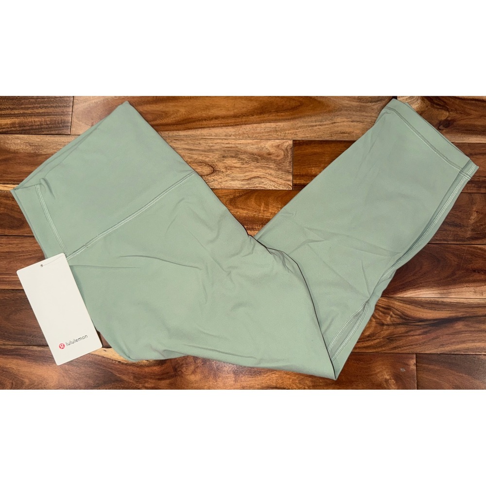 Lululemon Align HR Crop 23" Palm Court Green Size 14 NWT